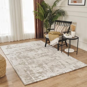 Kortpolig design vloerkleed Richmond, design vloerkleed vintage, L. Grijs afbeelding 1