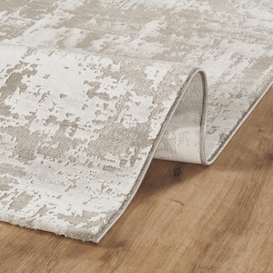 Kortpolig design vloerkleed Richmond, design vloerkleed vintage, L. Grijs afbeelding 4