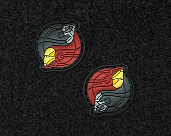 Parche de PVC de Iron Man/Máquina de guerra