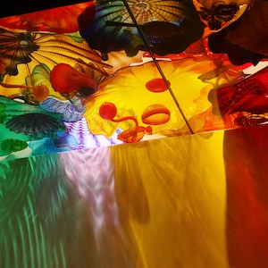 Rainbow Glass Art - Photo Print - Fine Art Photograph - Chihuly Glass - Colorful Home Decor