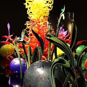 Glass Garden - Photo Print - Fine Art Photograph - Chihuly Glass - Colorful Home Decor