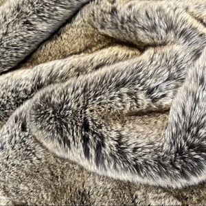 Ecological Handmade Faux Fur Blanket Bedspread Throw Premium Fake Fur ...