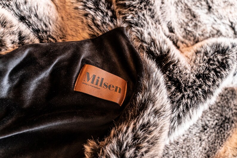 Premium Black Wolf Fur Blanket Faux Fur Blanket Soft Blanket Etsy