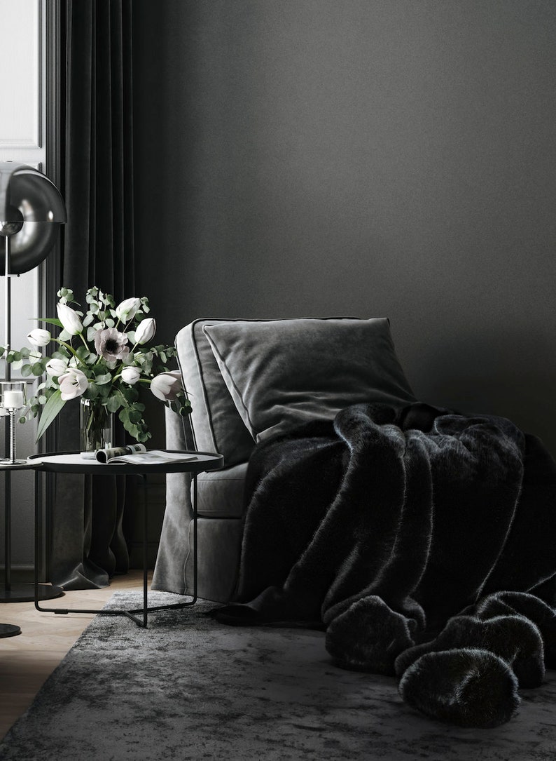 MilsenDesign Faux Fur Throw Blanket