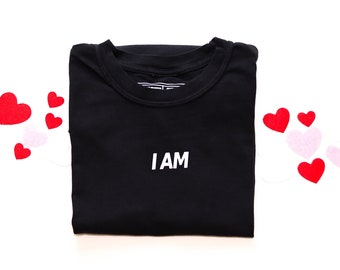 I AM Shirt, Affirmation Shirt, Confidence Tee, Self Love Shirt, Positivity T-Shirt, Mental Health Shirt, Self Love Seasons, Oversized Shirt