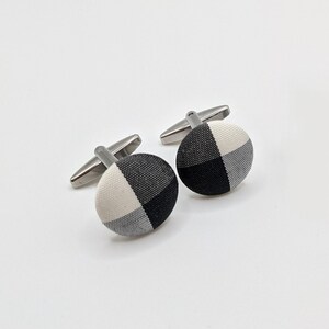 Unique Fabric Cuff links, Handmade Cufflinks, Groomsmen Gift, Groom Wedding Cufflinks, Unique Cuff links, Gifts for him