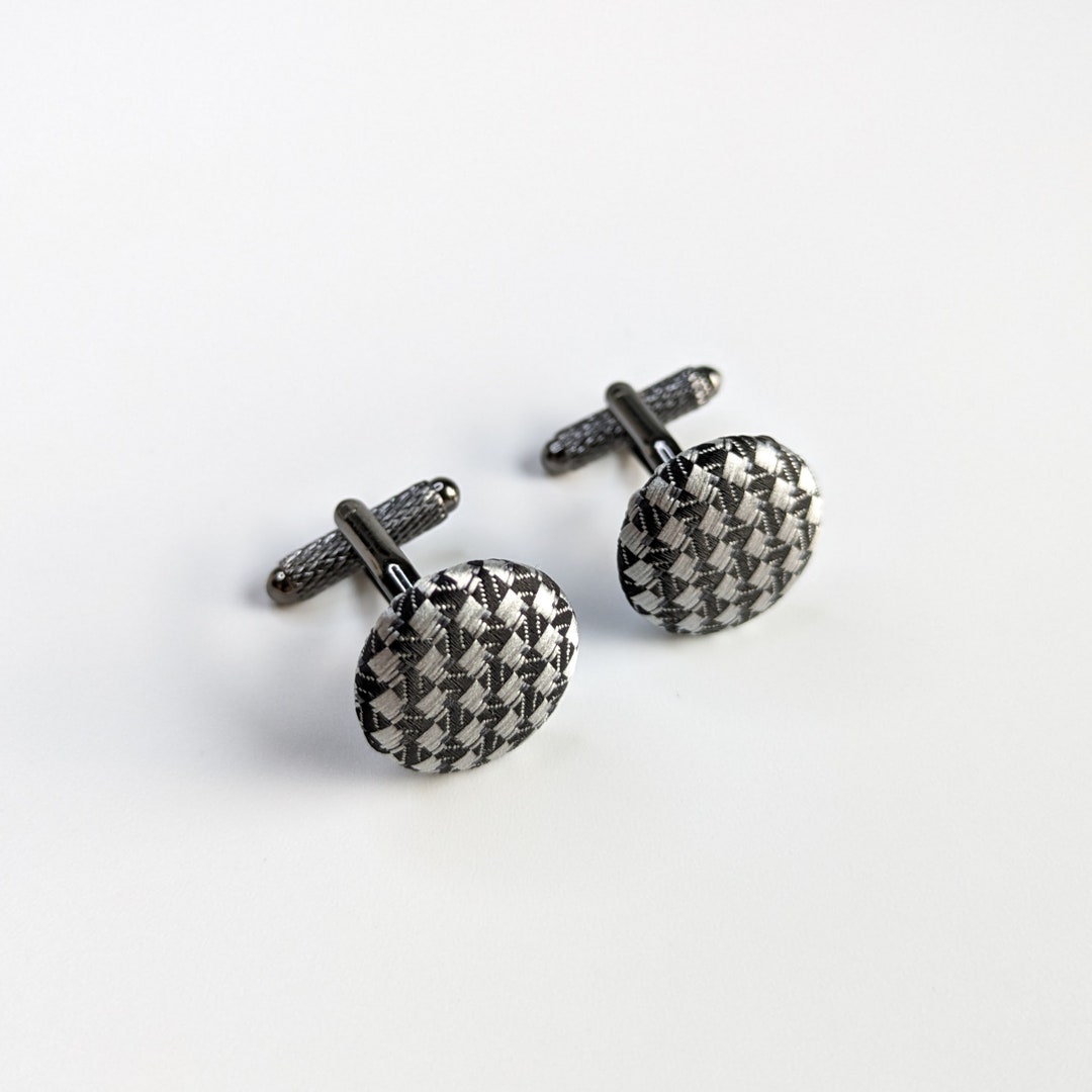 Designer Fabric Cuff Links Handmade Cufflinks Groomsmen Etsy UK