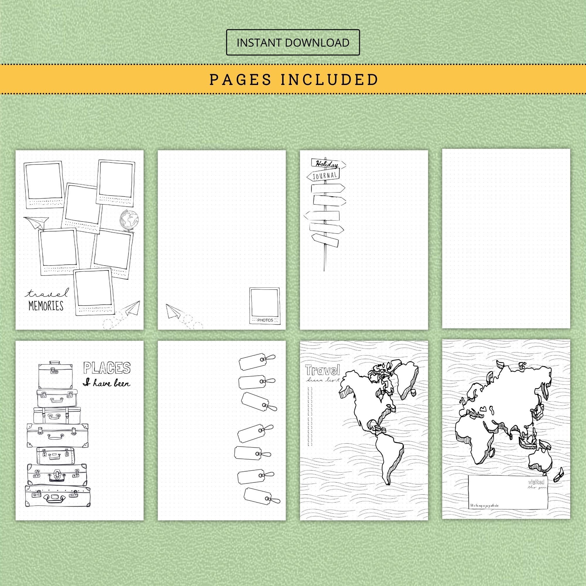 TRAVEL COLLECTION for Bullet Journal Kit, 2021, Bujo Starter Kit ...