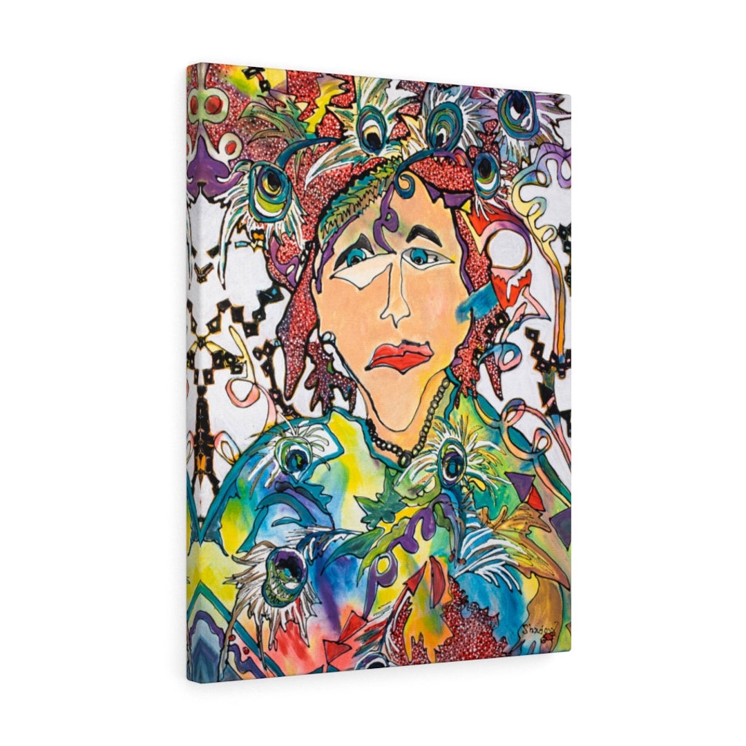 Print, Abstract Art, Folk Art, Painting, Canvas Print, Art Print