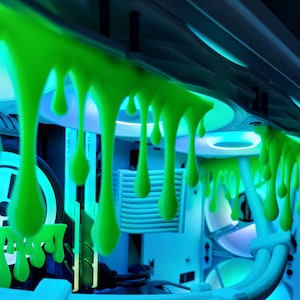 Slime/Magnetic Drops for PC! Magnetic mod / No need to unscrew anything! // Slime Attack set / magnetic mod / drop drips // fan cover