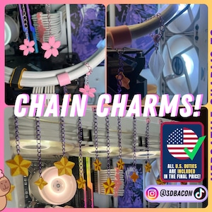 PC chain charms custom mod | customizable pc accessories sakura themed