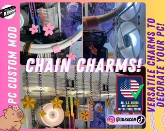 PC chain charms custom mod | customizable pc accessories sakura themed