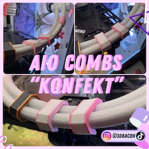 Customizable AIO Combs / Order and Superior Quality for your Cooler! KRAKEN Magcore capellix deepcool corsair nzxt lian li