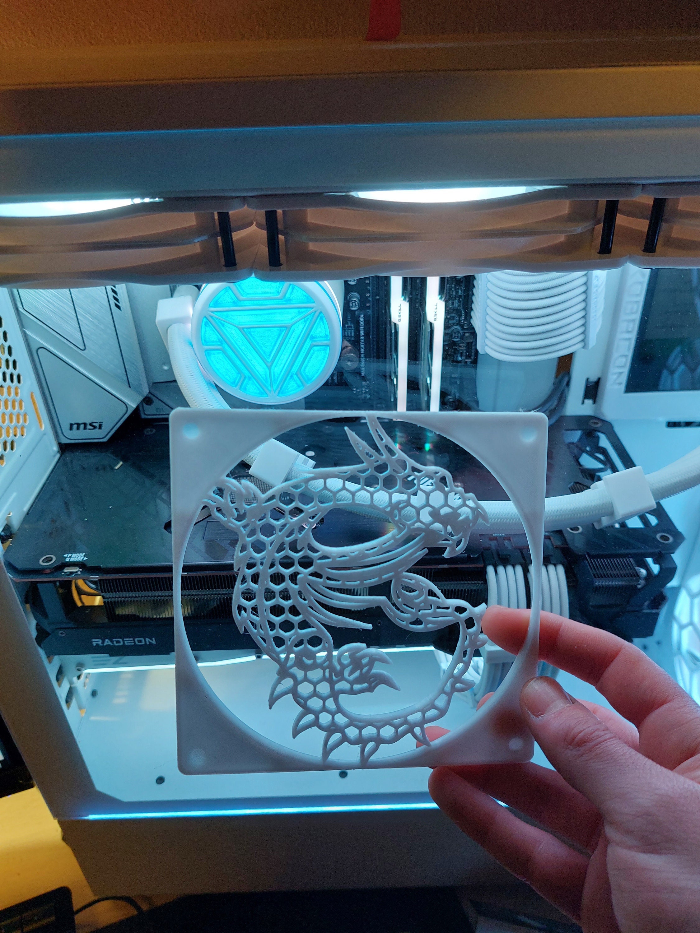 MagnetMod! Hex Dragon Magnetic Fan Cover for PC | Magnetic Fast Swap! No need to disassemble the fans!