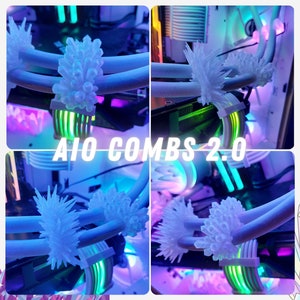 Custom Handcrafted AIO Combs Ice comb and Gem comb // AIO Combs for Liquid Coolers, Available for All Coolers
