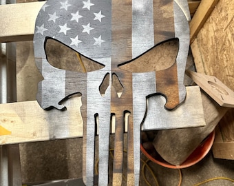 Punisher Skull | Spartan | Profilkonturer för CNC-fräs | Vectric | Vcarve | Aspire | DIY-flaggor