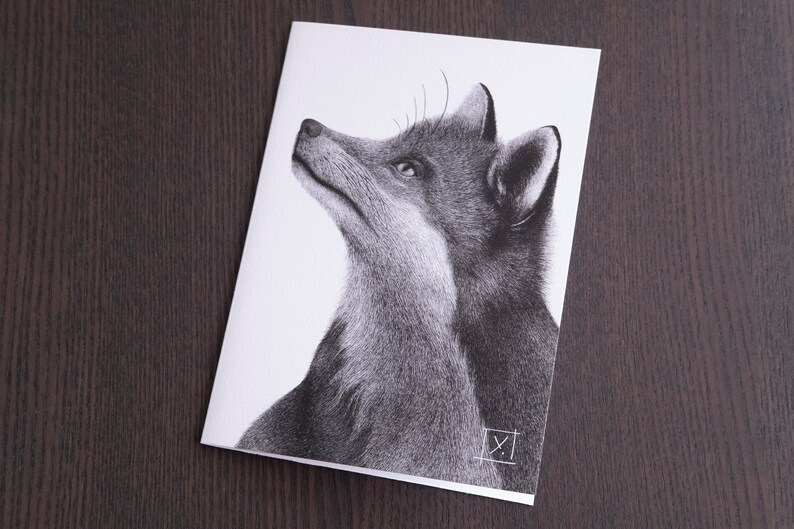 Fox Fox Greeting card double card image 2