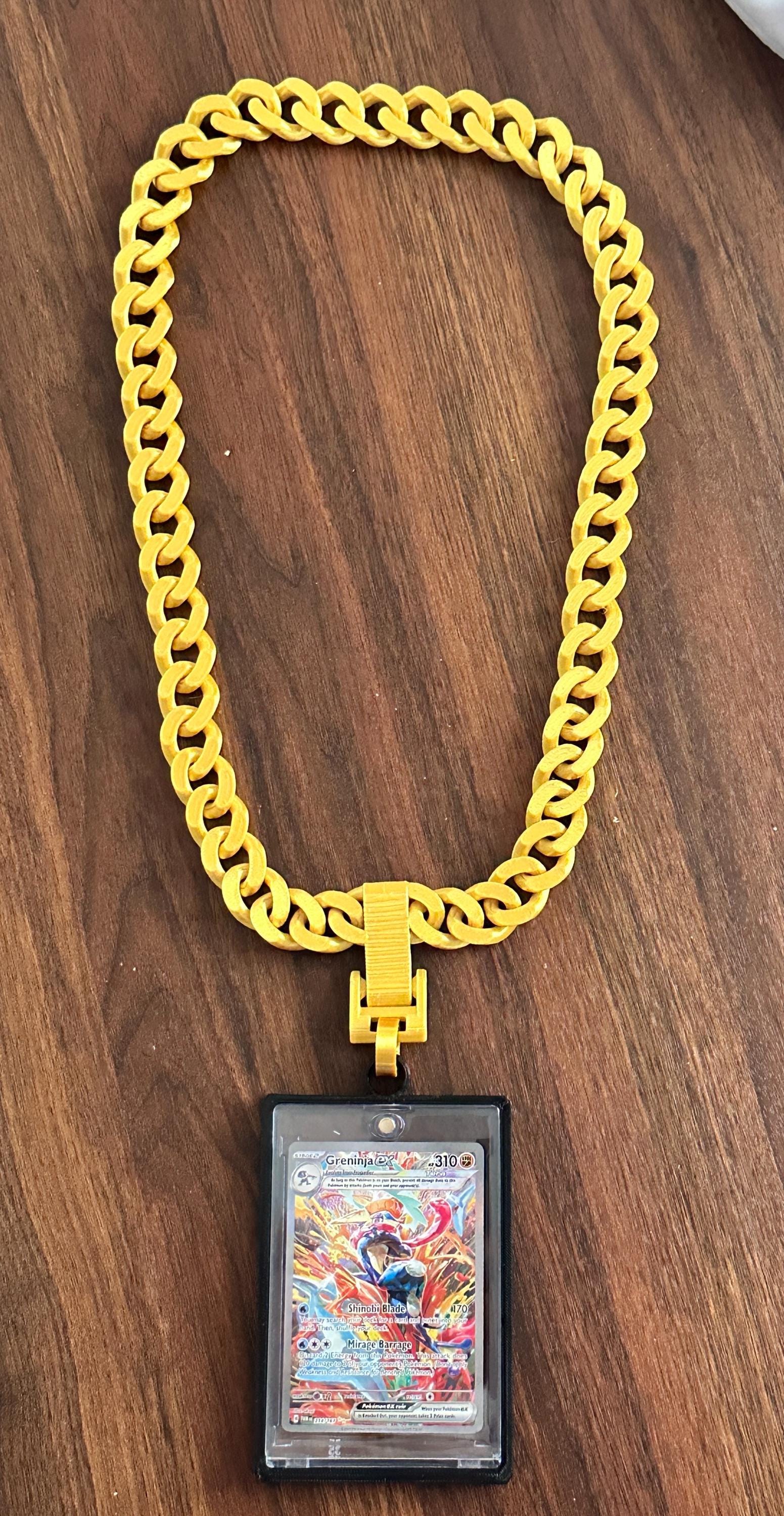graded card necklace Clasp Slab Holder Necklace: Deepspace Black making sure your cards stand out wherever you go. PSA BGS CGC Onetouch Graded