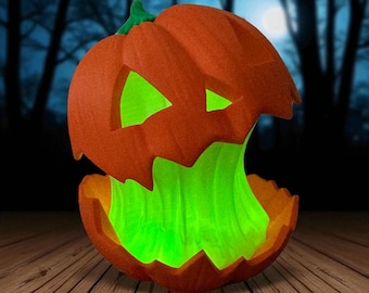 Large Pumpkin Jack O’ Lantern Color Changing Halloween Decoration