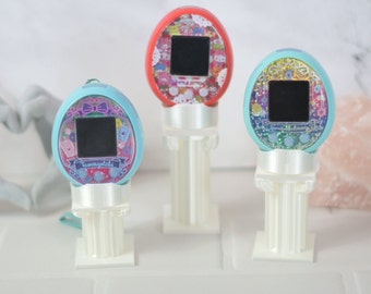Tamagotchi Marble Pillar Display Stand