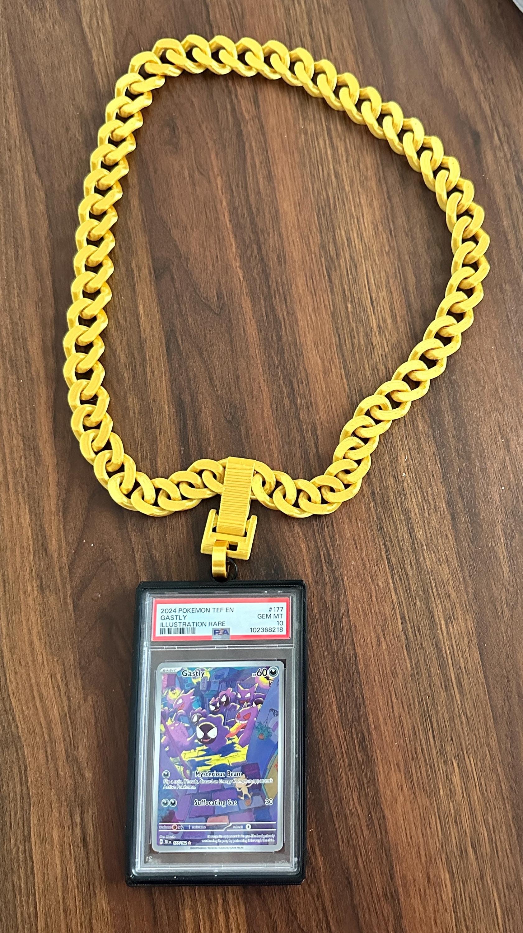 PSA BGS CGC Onetouch Graded Card Slab Holder Gold Necklace - Etsy