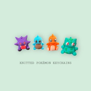 Crochetmon Keychains (Knitted)
