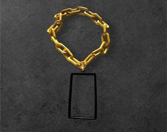 graded card necklace holder Card Slab Display Chain - Compatible with (PSA, CGC, Beckett, TAG) Standard  Sized Slabs - UV Protective Acrylic (Modern Prism) : Arts, Crafts & Sewing main image 0