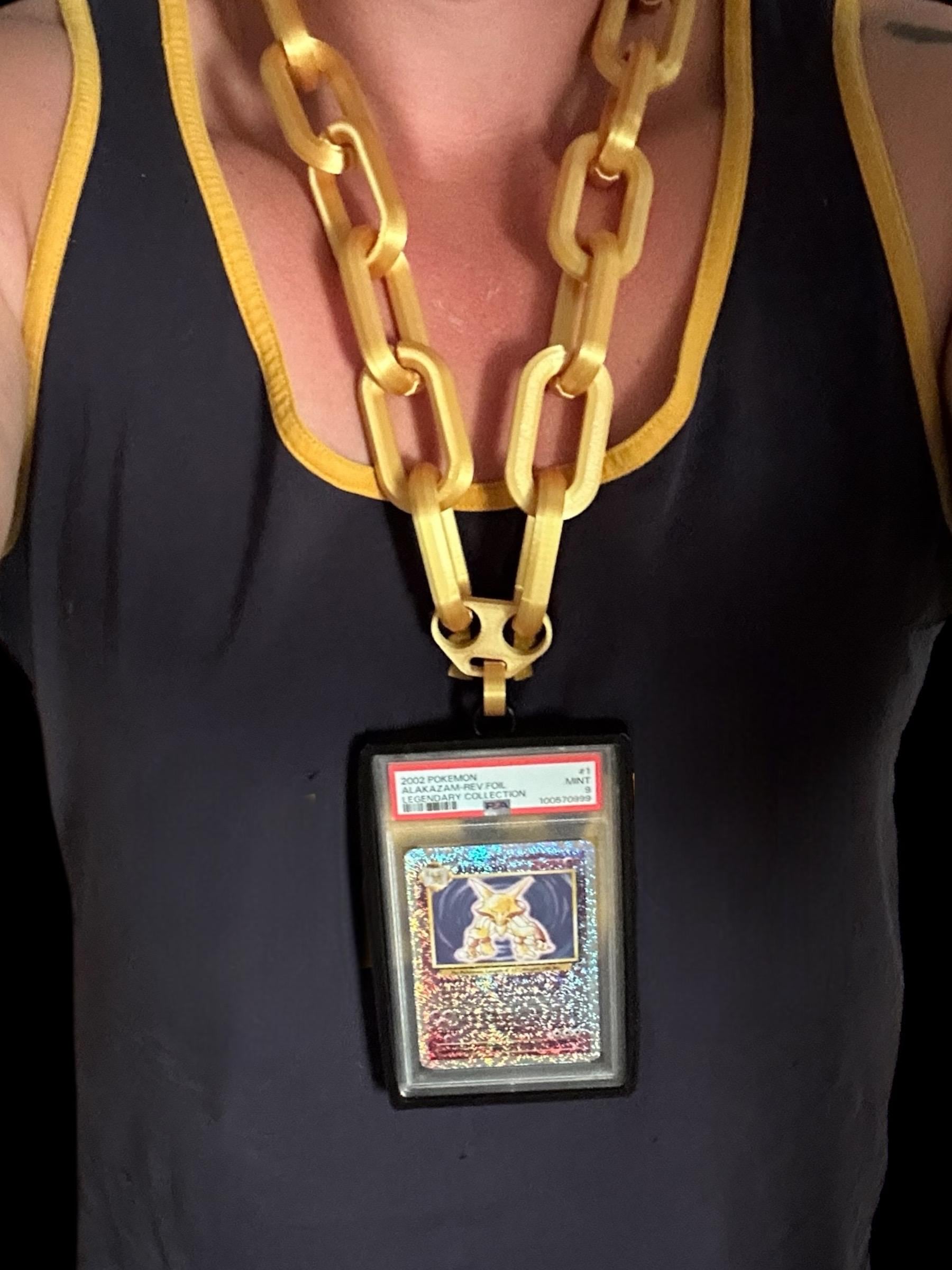 PSA BGS CGC Onetouch Graded Card Slab Holder Gold Necklace - Etsy PSA BGS CGC Onetouch Graded Card Slab Holder Gold Necklace - Etsy
