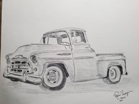 1957 Chevy 3100 Truck - Etsy