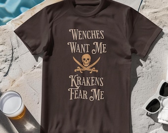 T-shirt drôle de pirate de la fête de la Renaissance, chemise du festival des pirates, haut de costume de foire médiévale, vêtements de reconstitution historique, cadeau Ren Faire