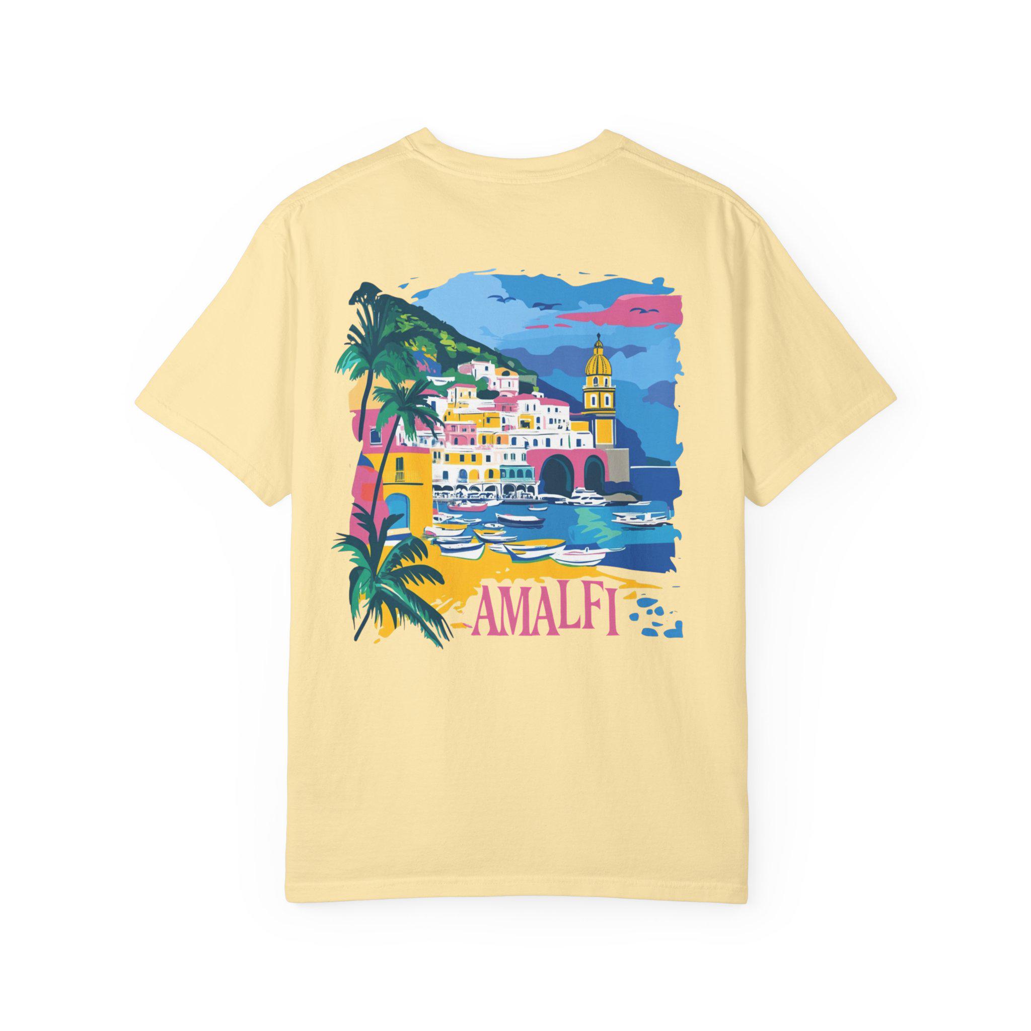 Amalfi Coastal Vibes T-shirt, Casual Summer Tee, Vacation Shirt