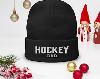 Gorro bordado para papá de hockey, gorro divertido para amantes del hockey