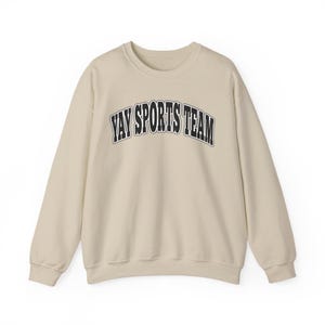 Sporty Unisex Crewneck Sweatshirt - Perfect for Game Day, Team Events, Sports Lovers, Cozy Style, Casual Wear