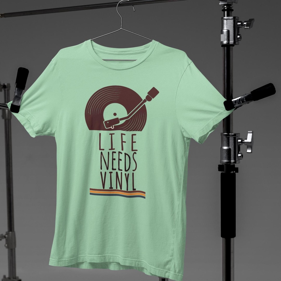 Singer Vinyl Merch Vintage Vinyl Record Lover T-shirt, Music Tee for Generation X, Retro ...