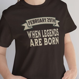 Funny Leap Year Birthday T-Shirt Gift for Leapling Born February 29th
