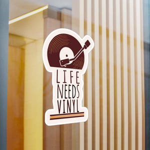 Vinyl Decal, Life Needs Vinyl Kiss-Cut Sticker, Laptop Decal, Car Decal, Vinyl Sticker, Phone Decal, Vinyl Wall Decal
