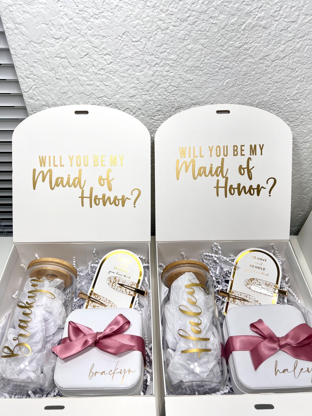 Customizable Bridesmaid Proposals Will You Be My Bridesmaid Gift Box - Etsy