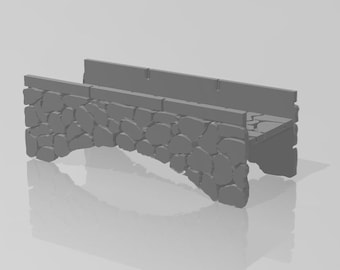 Stone Rock Bridge for Train layouts/dioramas/sets HO/N-Scale