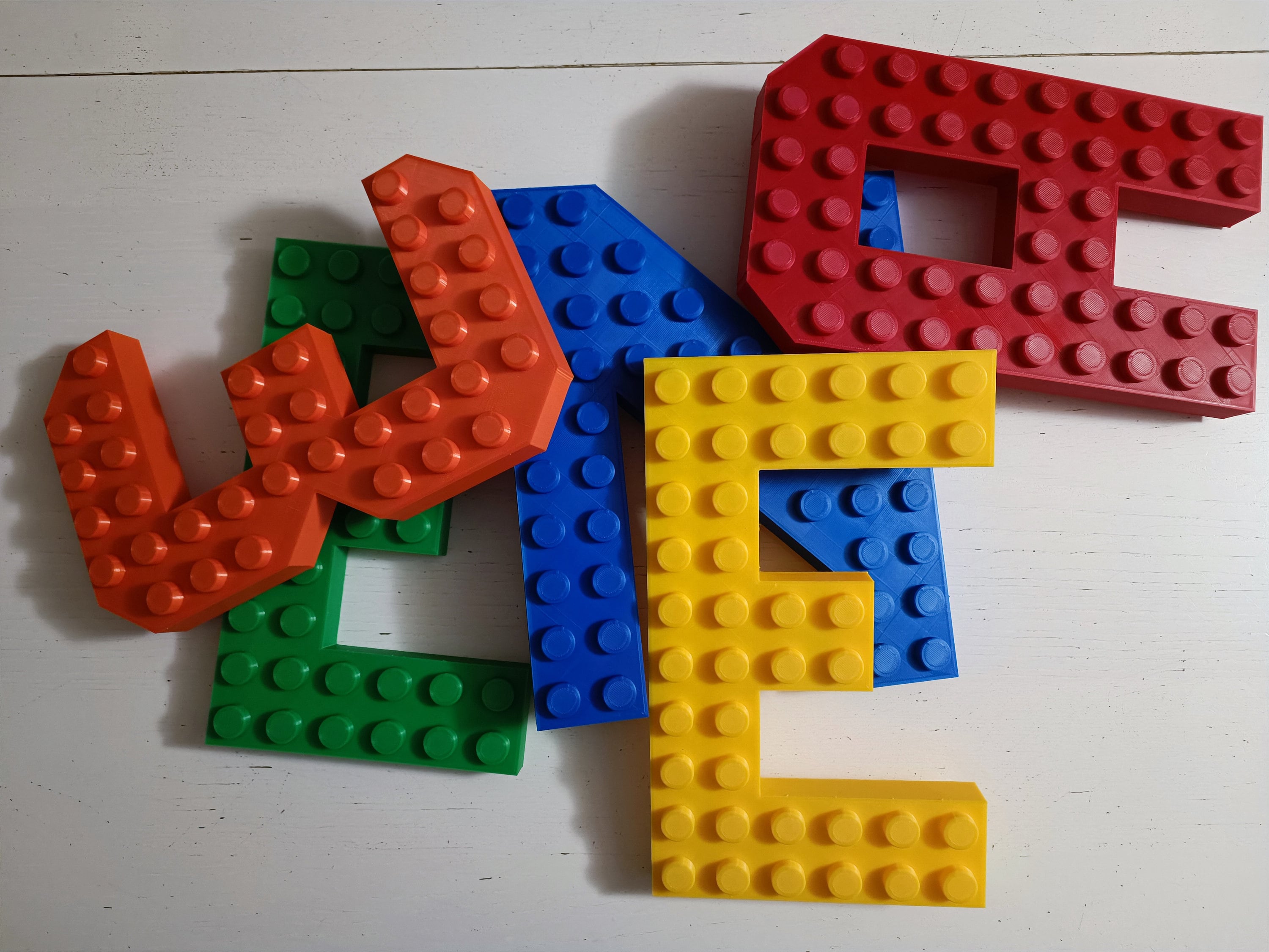 Letters with lego new arrivals