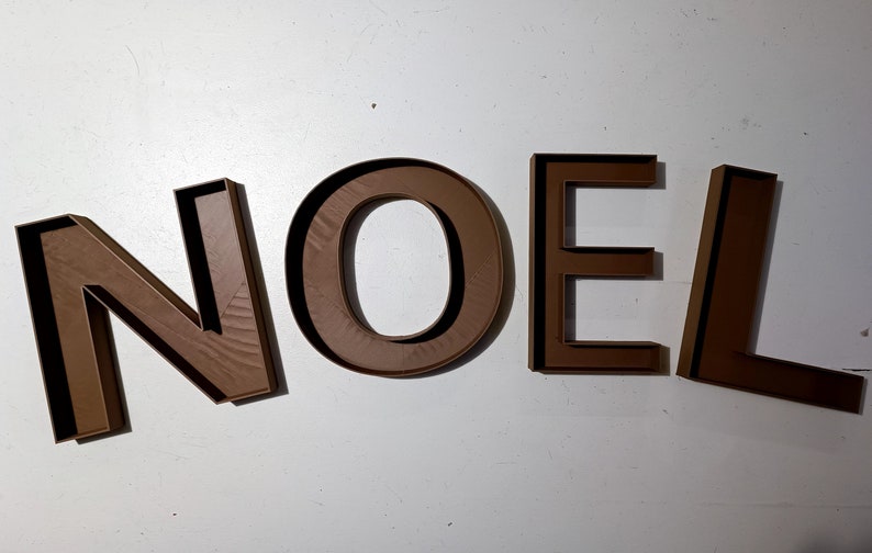 Lettres creuses en 3D pour décoration Créez une ambiance féérique pour vos événements spéciaux Vendu à l'unité image 8