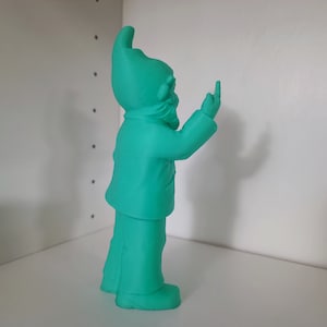 Le Nain de Jardin Rebelle : Une Figurine 3D qui Ose Dire Fck image 3