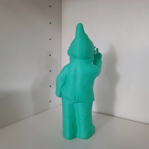 The Rebel Garden Gnome: A 3D Figurine that Dares to Say Fck image 2