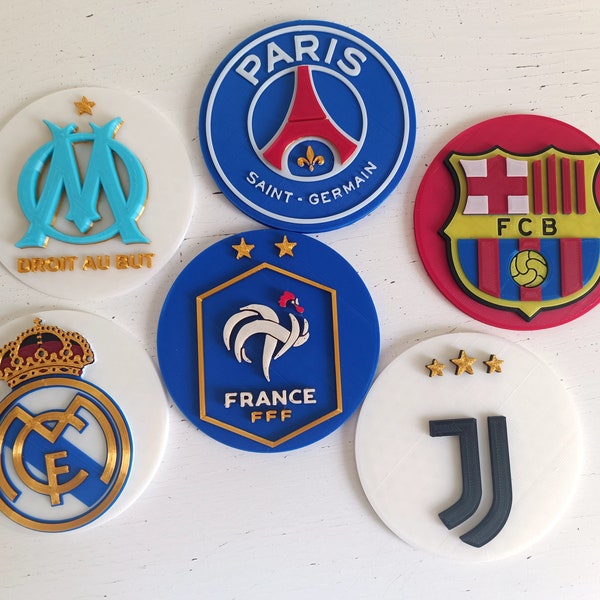 Logos de clubs de football pour décoration - Supportez votre équipe préférée avec style (à poser ou à coller)