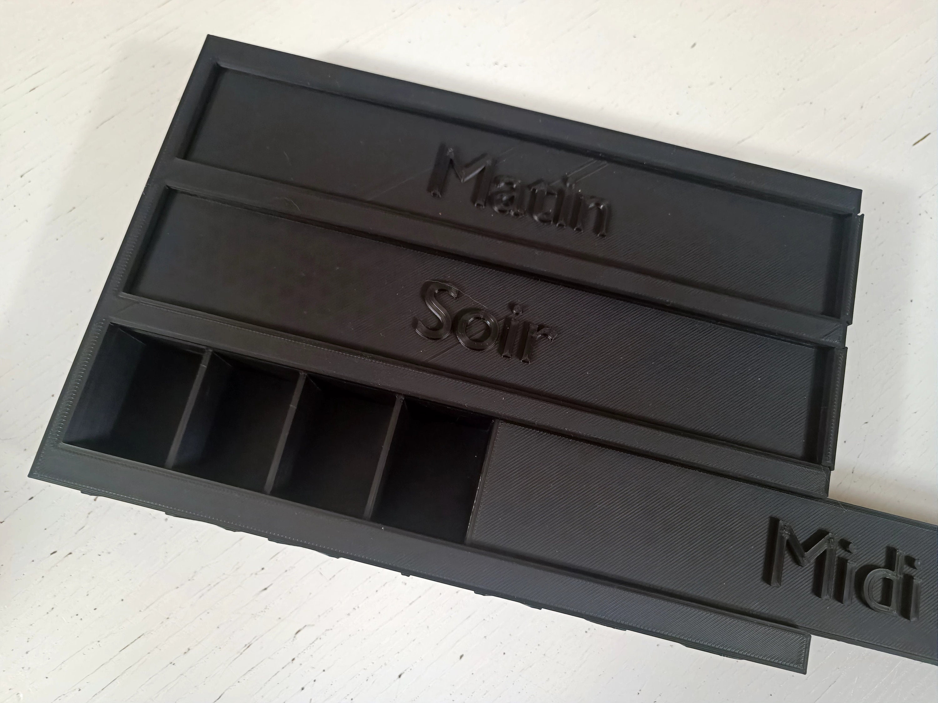 3D Printed Weekly Pill Box