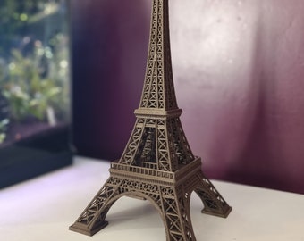 Tour Eiffel imprimée en 3D - Un morceau de Paris dans votre maison