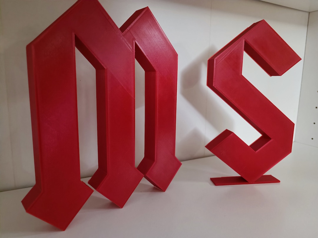 3D ‘rock’ Letters and Numbers Inspired by the AC/DC Logo: A Tribute to ...