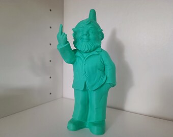 Le Nain de Jardin Rebelle : Une Figurine 3D qui Ose Dire F*ck" !