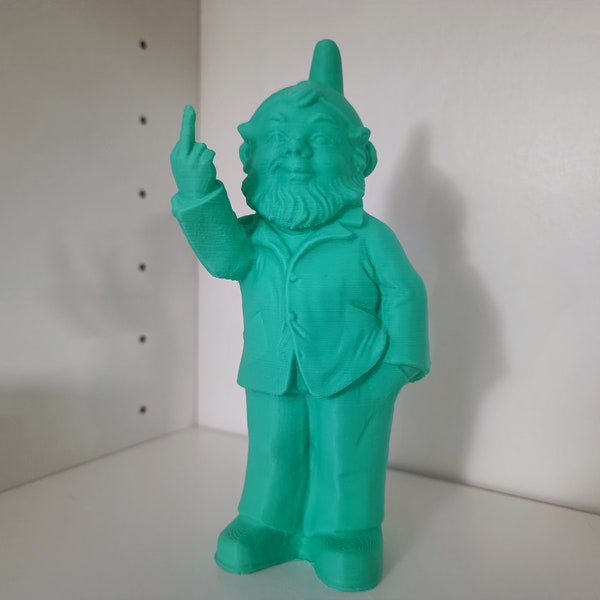 Le Nain de Jardin Rebelle : Une Figurine 3D qui Ose Dire F*ck" !