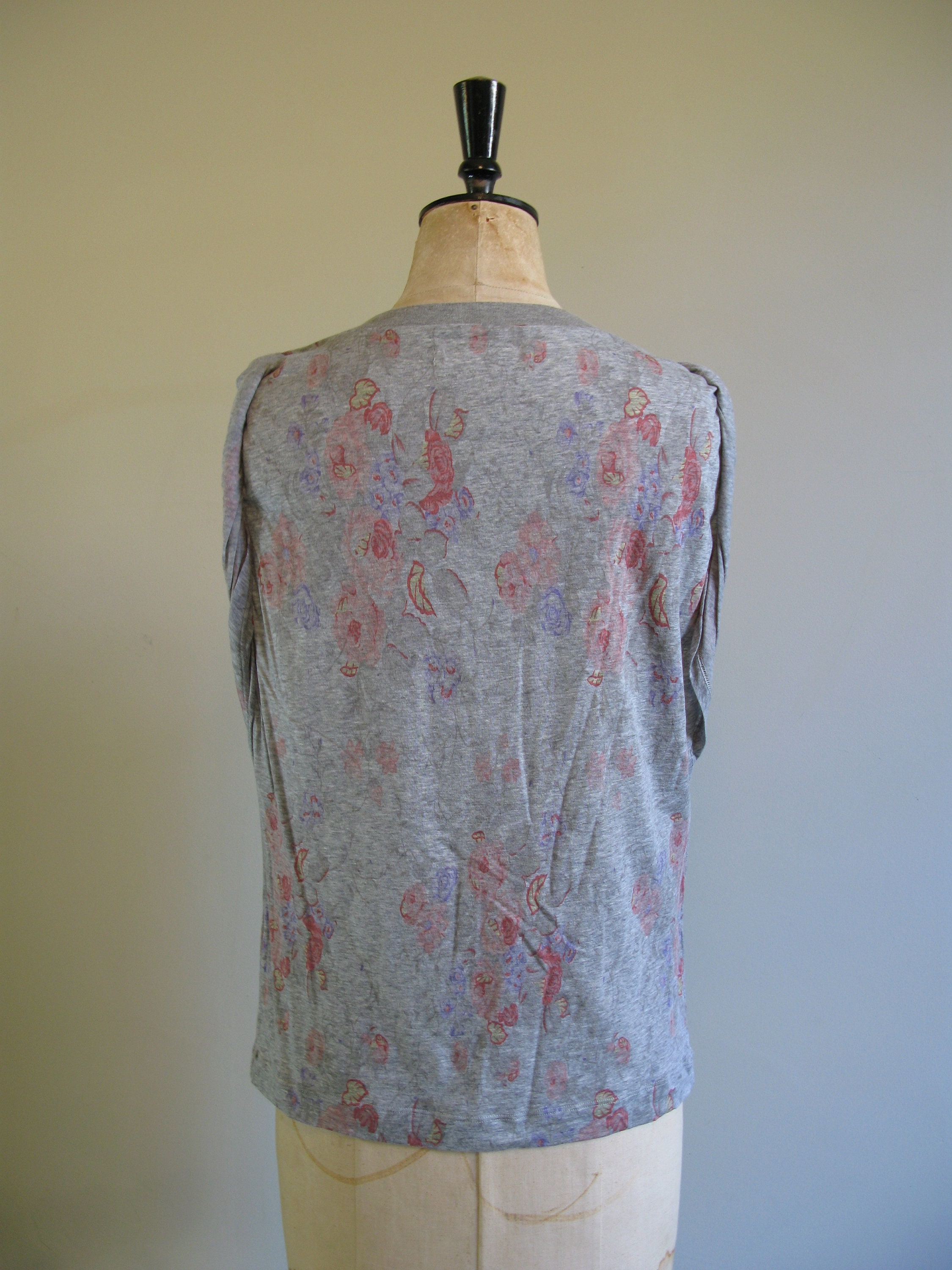 Hussein Chalayan 2000s Conceptional Vintage T-shirt Top With 