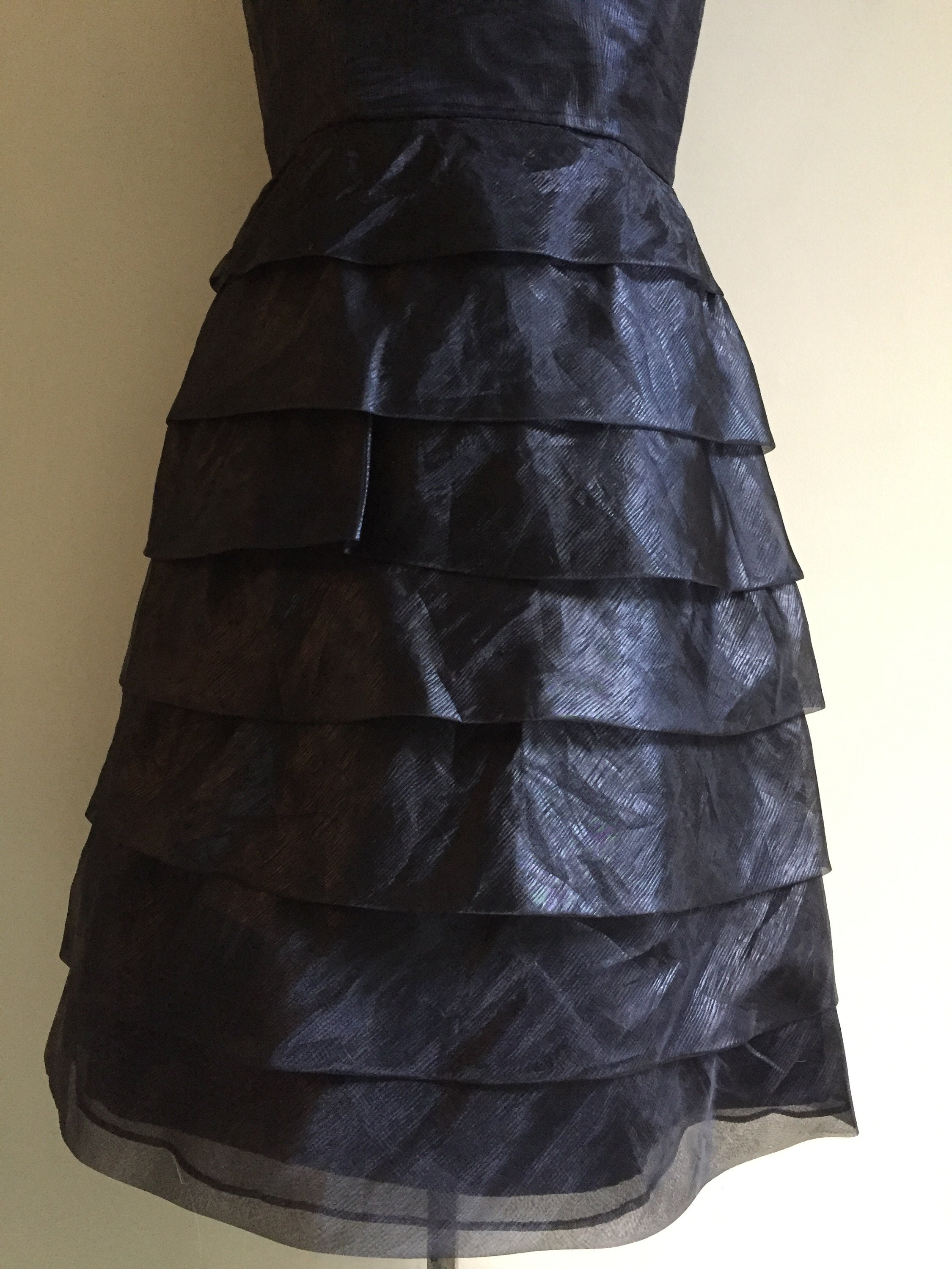 Marc by Marc Jacobs Black Tiered Organza Vintage Party Dress Runway Look - Etsy Marc by Marc Jacobs Black Tiered Organza Vintage Party Dress Runway Look - Etsy